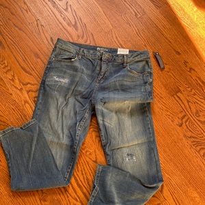 New boyfriend crop jeans